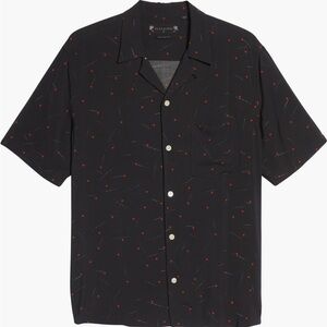 Allsaints - Morse Code Relaxed Fit Button Down